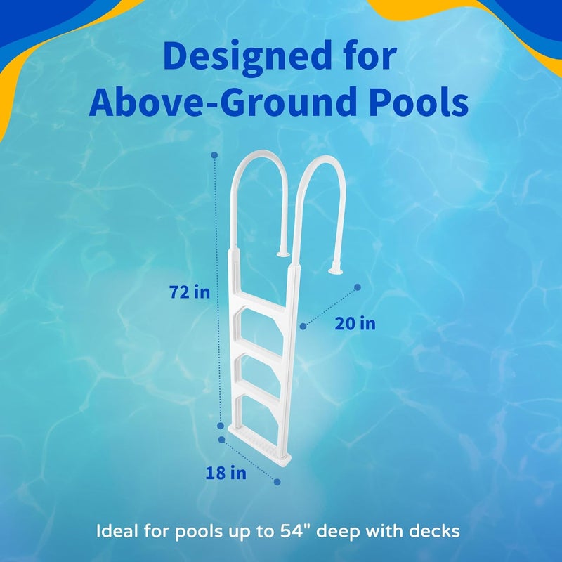 Blue Wave NE1142 Aluminum/Resin In-Pool Ladder - Image 3